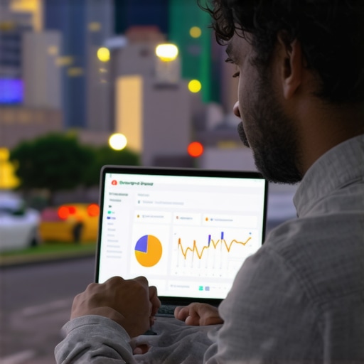 Analyzing Local SEO Data in Oklahoma Oklahoma business owner reviewing analytics for local SEO