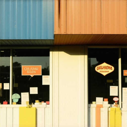 Images of Oklahoma storefronts and community involvement to enhance local search rankings.