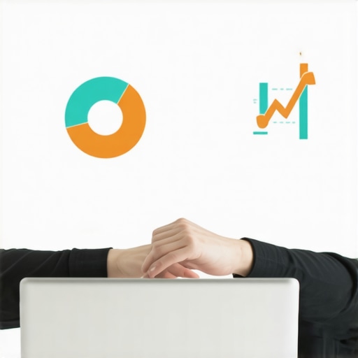 Person analyzing local SEO analytics on a laptop, representing tools for maintaining Google Maps rankings