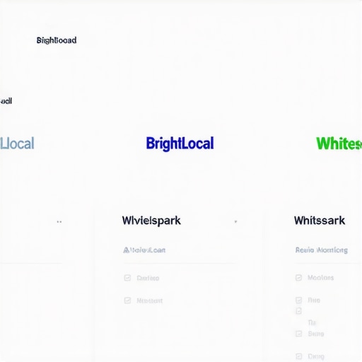 Screenshot of local SEO management platforms used to track citations, reviews, and rankings.
