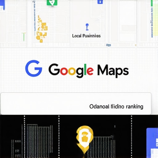 Graphic showing digital signals, maps, and AI influence on Oklahoma City business rankings in 2026.