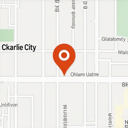 Business owner updating Google Maps profile in Oklahoma City